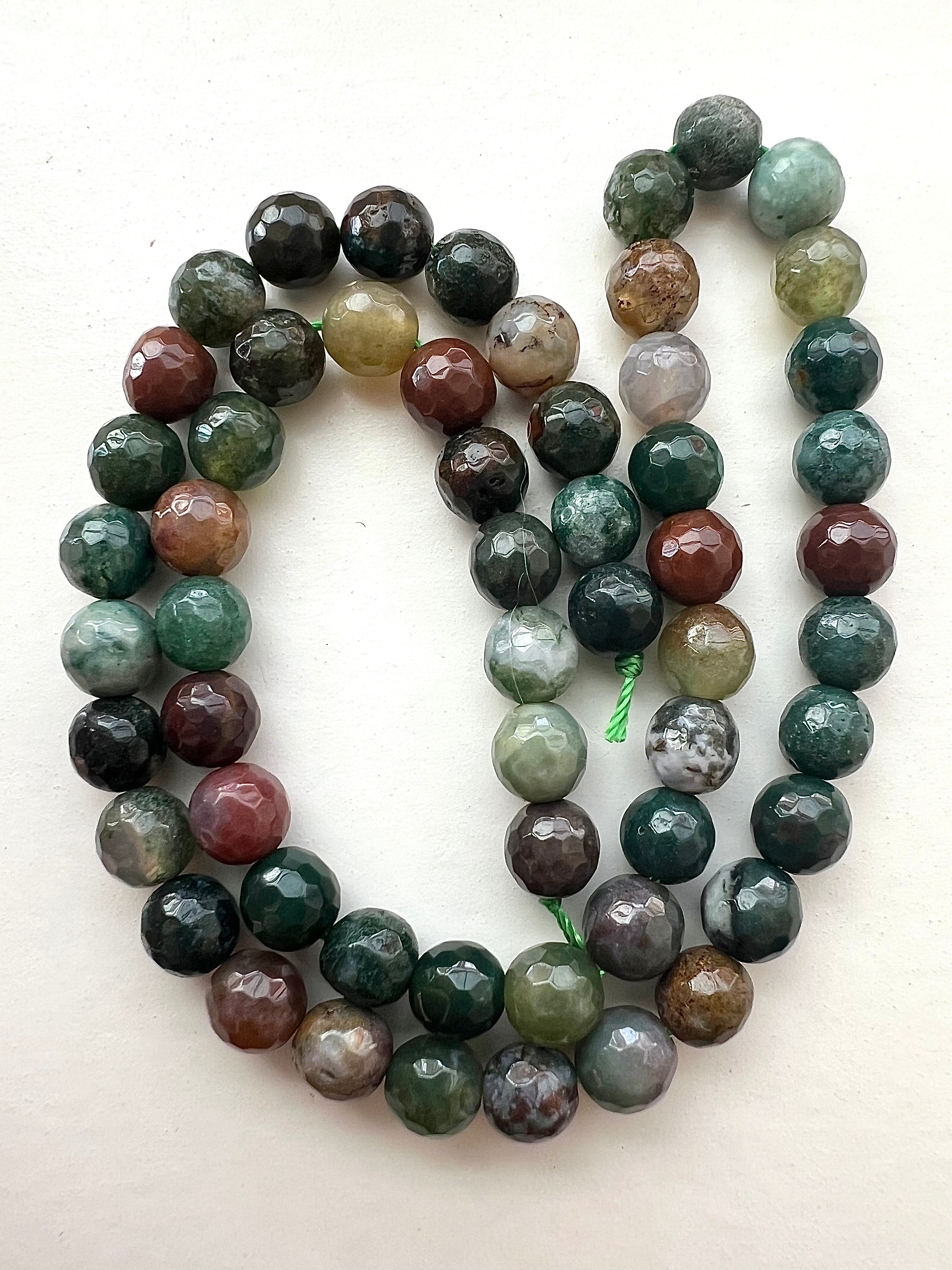 Indian Agat – Jordande Stenpärlor för Inre Styrka, Trygghet & Harmonisk Balans