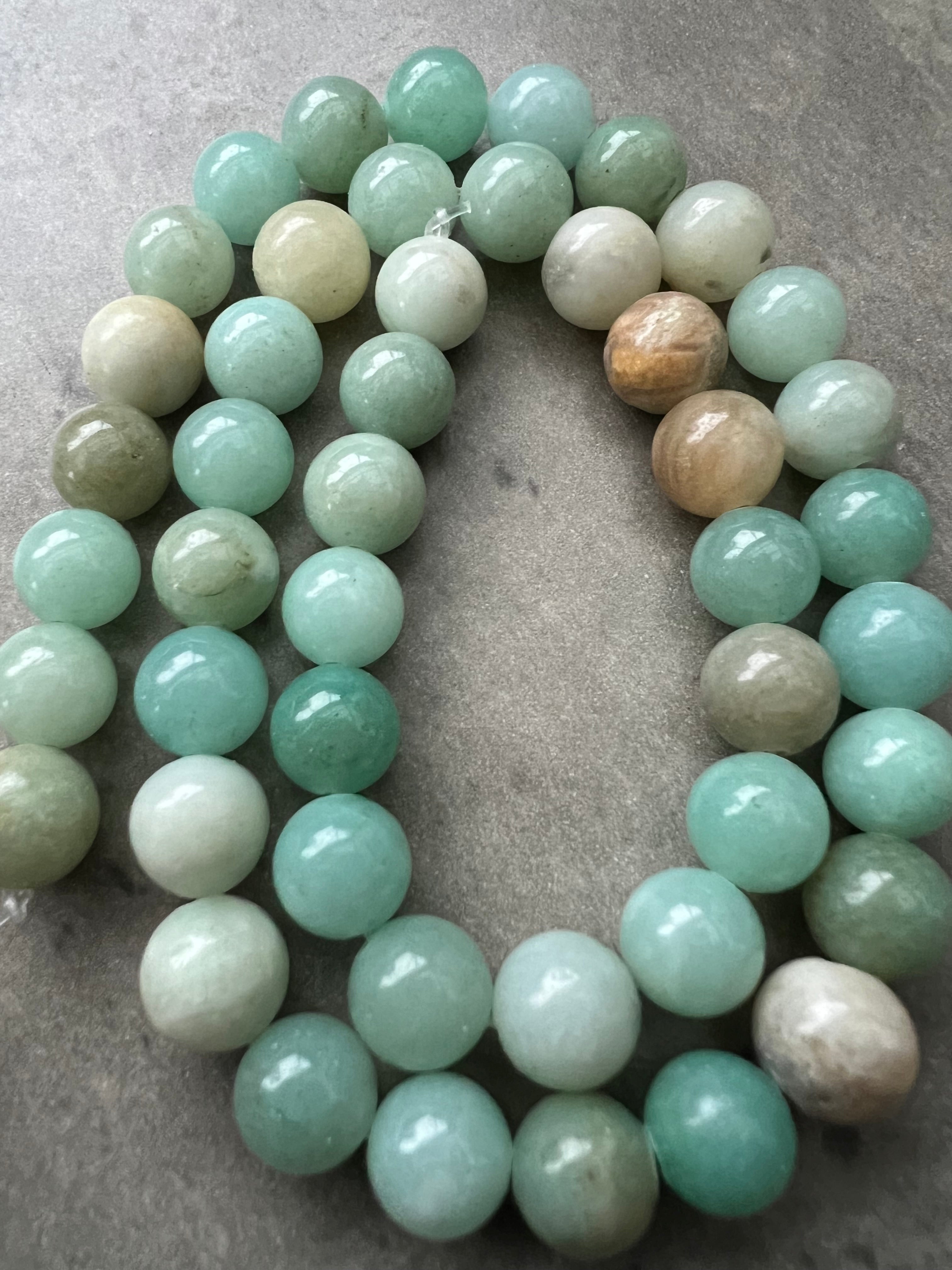 Amazonitpärlor – Lugn, Balans & Kommunikation