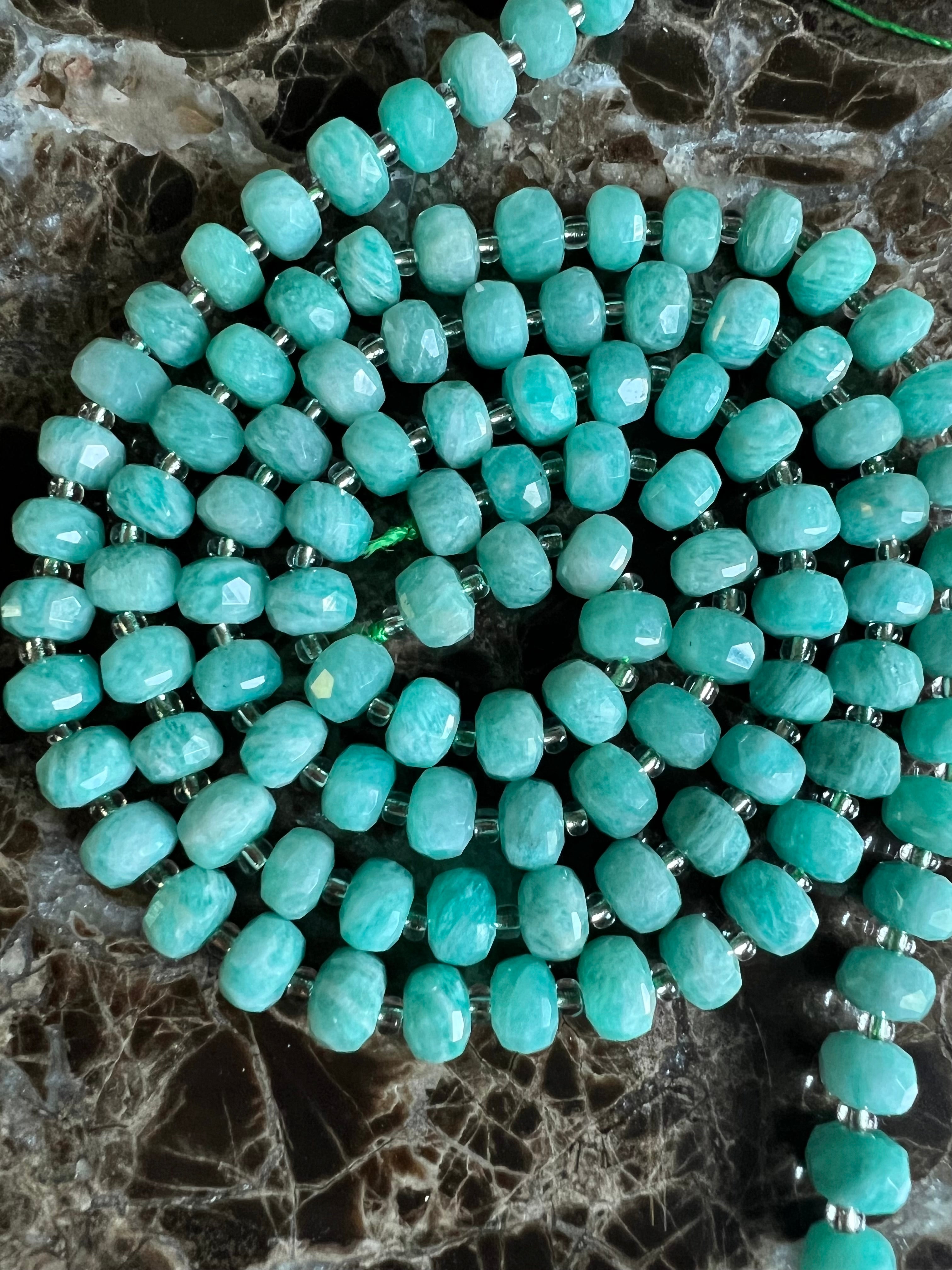Amazonitpärlor – Naturliga Kristallpärlor för Smycken & DIY